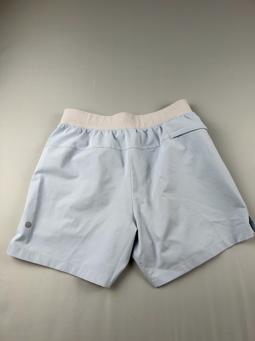 lululemon Zeroed In Linerless 5” inseam Light Blue Athletic Shorts